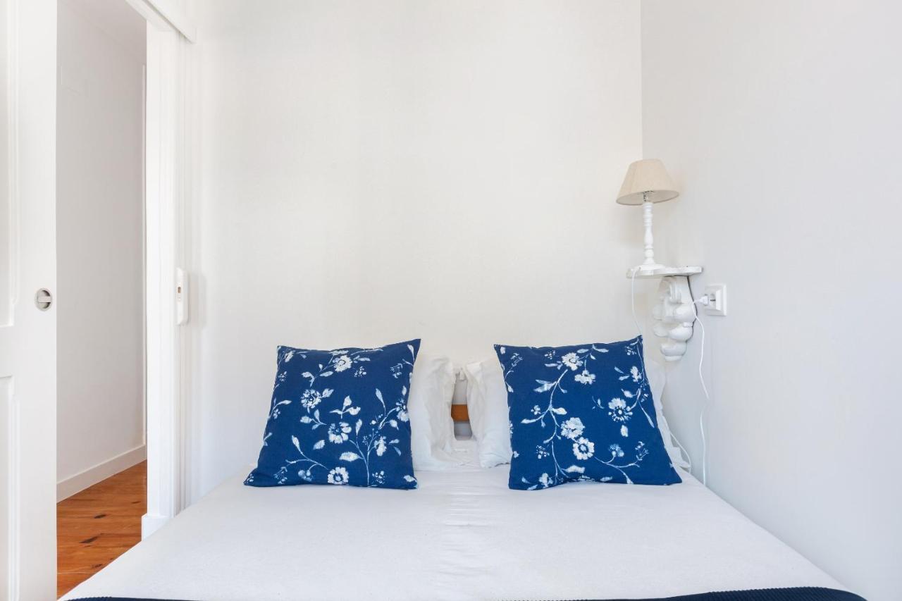 White & Blue Vintage Home In Graca Lisboa Exterior foto