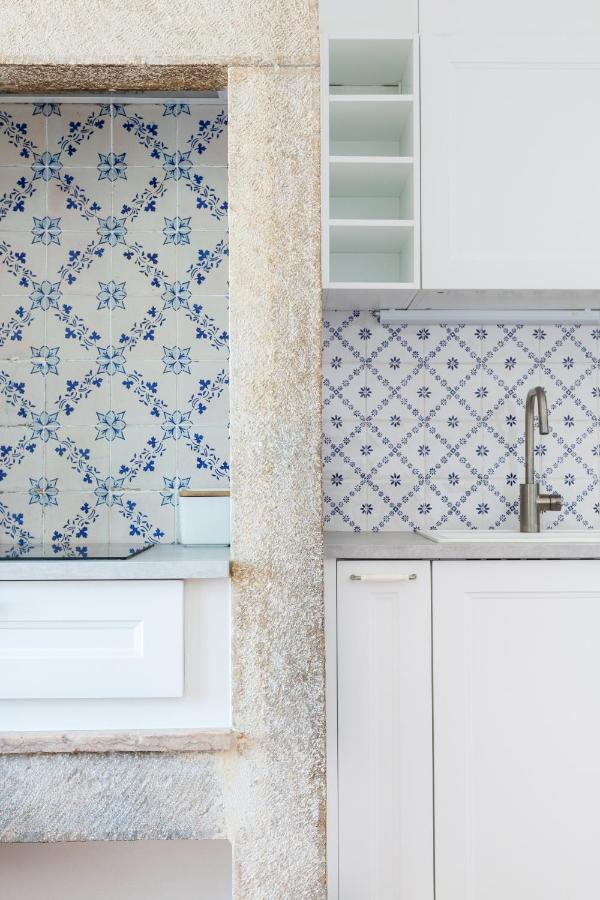 White & Blue Vintage Home In Graca Lisboa Exterior foto