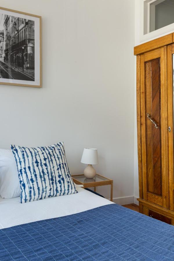 White & Blue Vintage Home In Graca Lisboa Exterior foto