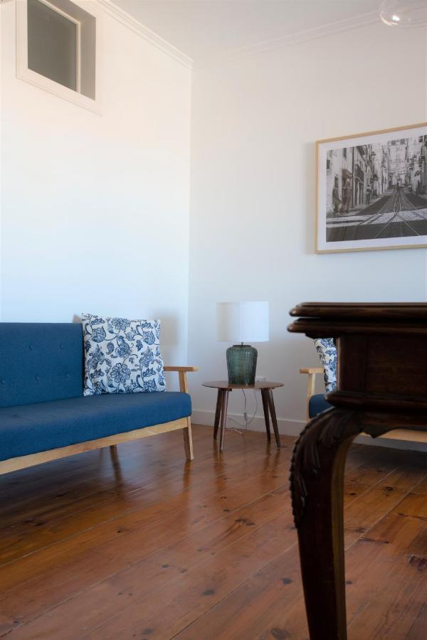 White & Blue Vintage Home In Graca Lisboa Exterior foto
